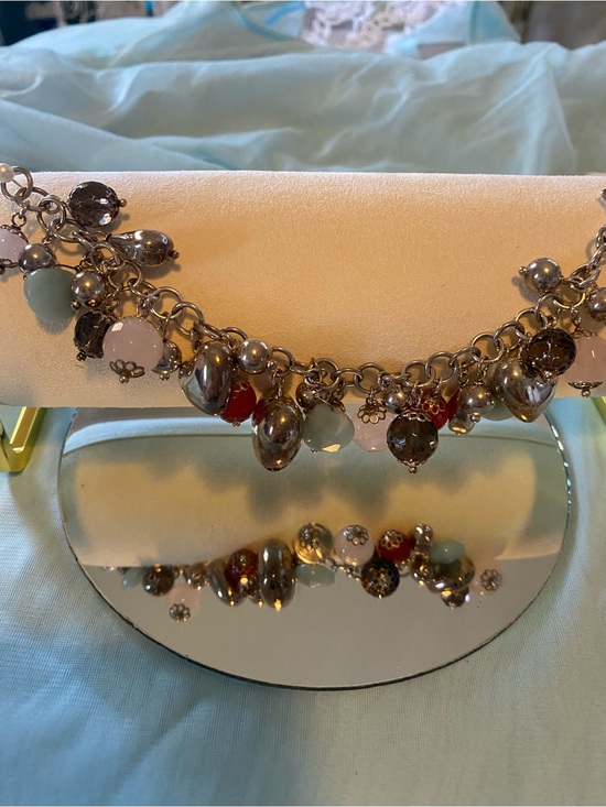 Jewelry - GEMSTONE CHARM BRACELET STERLING SILVER